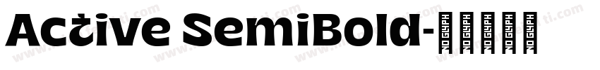 Active SemiBold字体转换